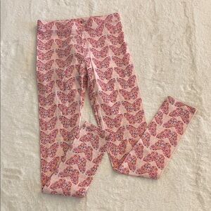 Crewcuts Floral Butterfly Kids Leggings. SZ 12